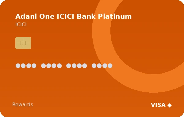 Adani One ICICI Bank Platinum credit card