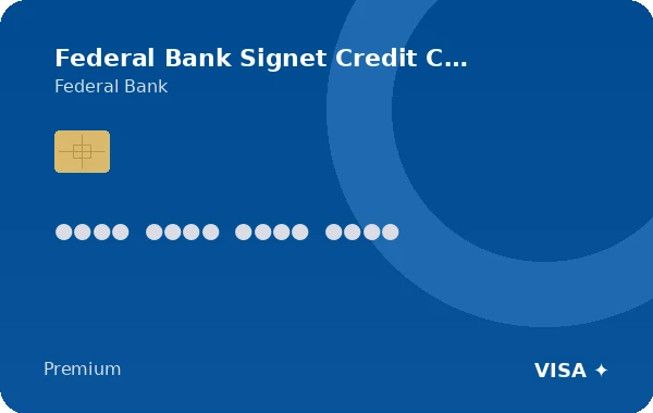 Federal Bank Signet Credit Card credit card
