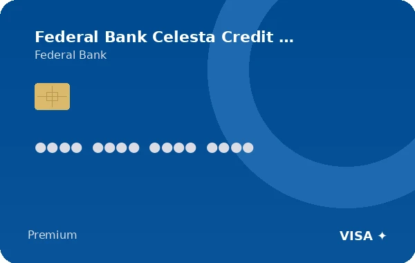 Federal Bank Celesta Credit Card credit card