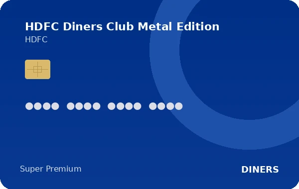 HDFC Diners Club Metal Edition card