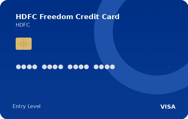 HDFC Freedom Credit Card credit card