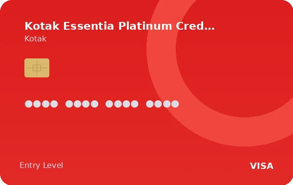 Kotak Essentia Platinum Credit Card credit card