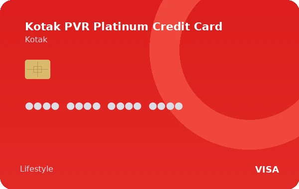 Kotak PVR Platinum Credit Card credit card