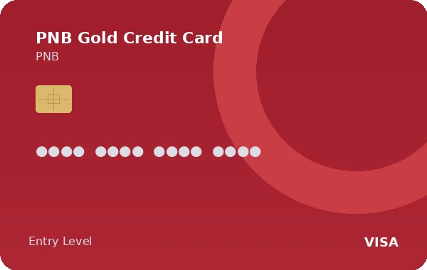 PNB Gold Credit Card card
