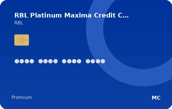 RBL Platinum Maxima Credit Card credit card