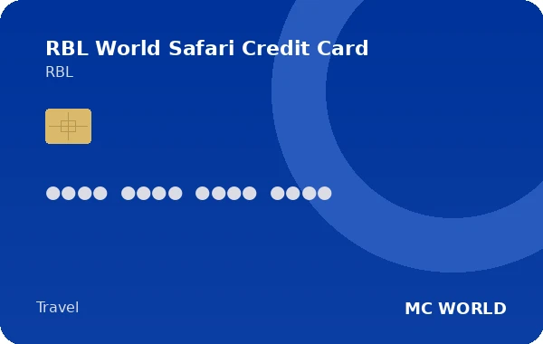 RBL World Safari Credit Card credit card