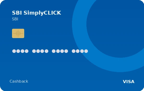 SBI SimplyCLICK credit card